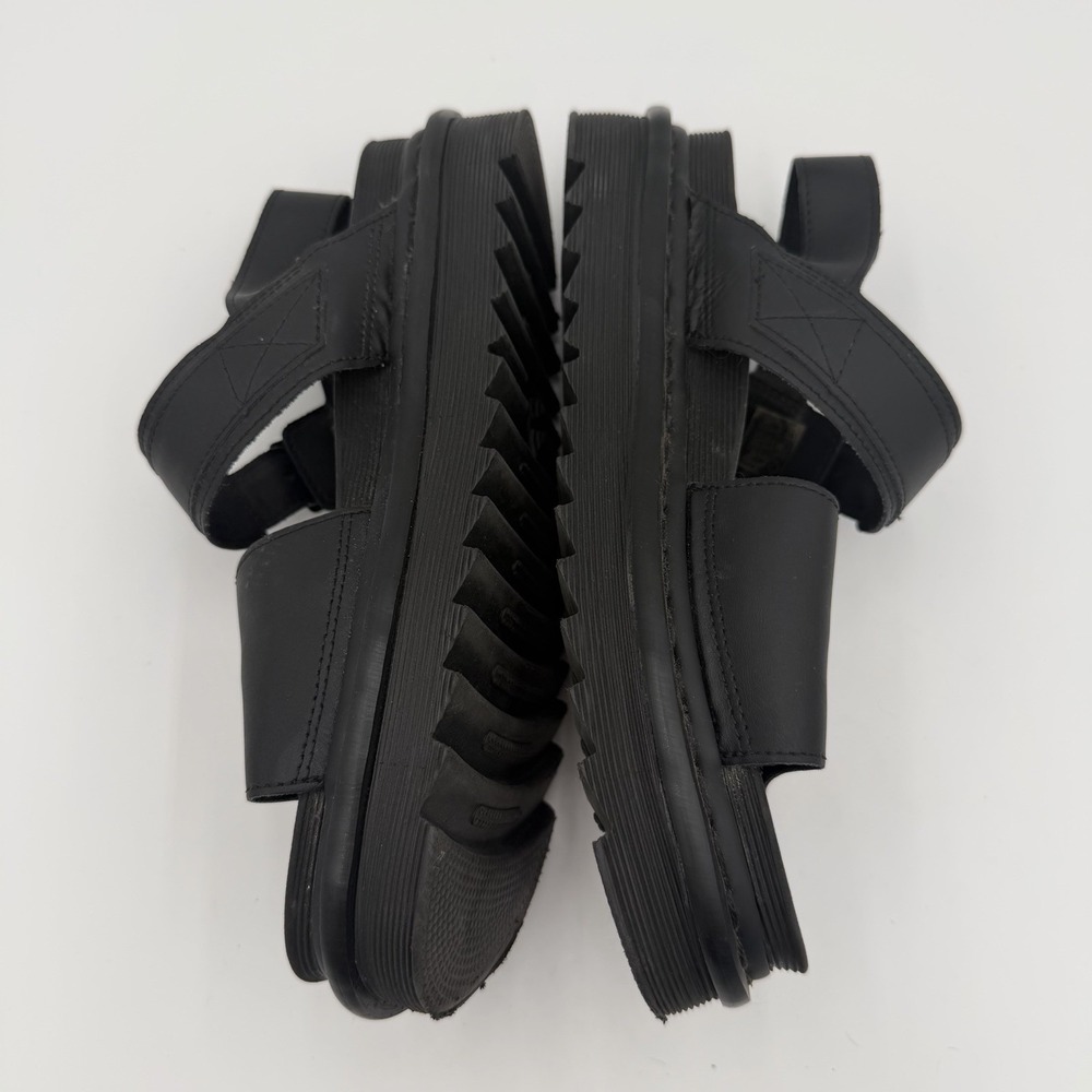 Dr. Martens Voss Black Chunky Platform Sandals Grunge Goth Alt Edgy 10 - Picture 2 of 10